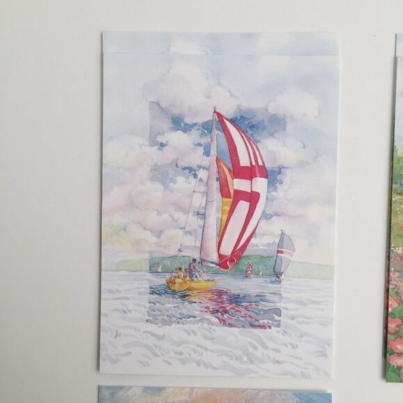 Vintage Current Birthday Cards Bundle/Lot 8 Scenic View Design Printed in USA - Picture 3 of 8